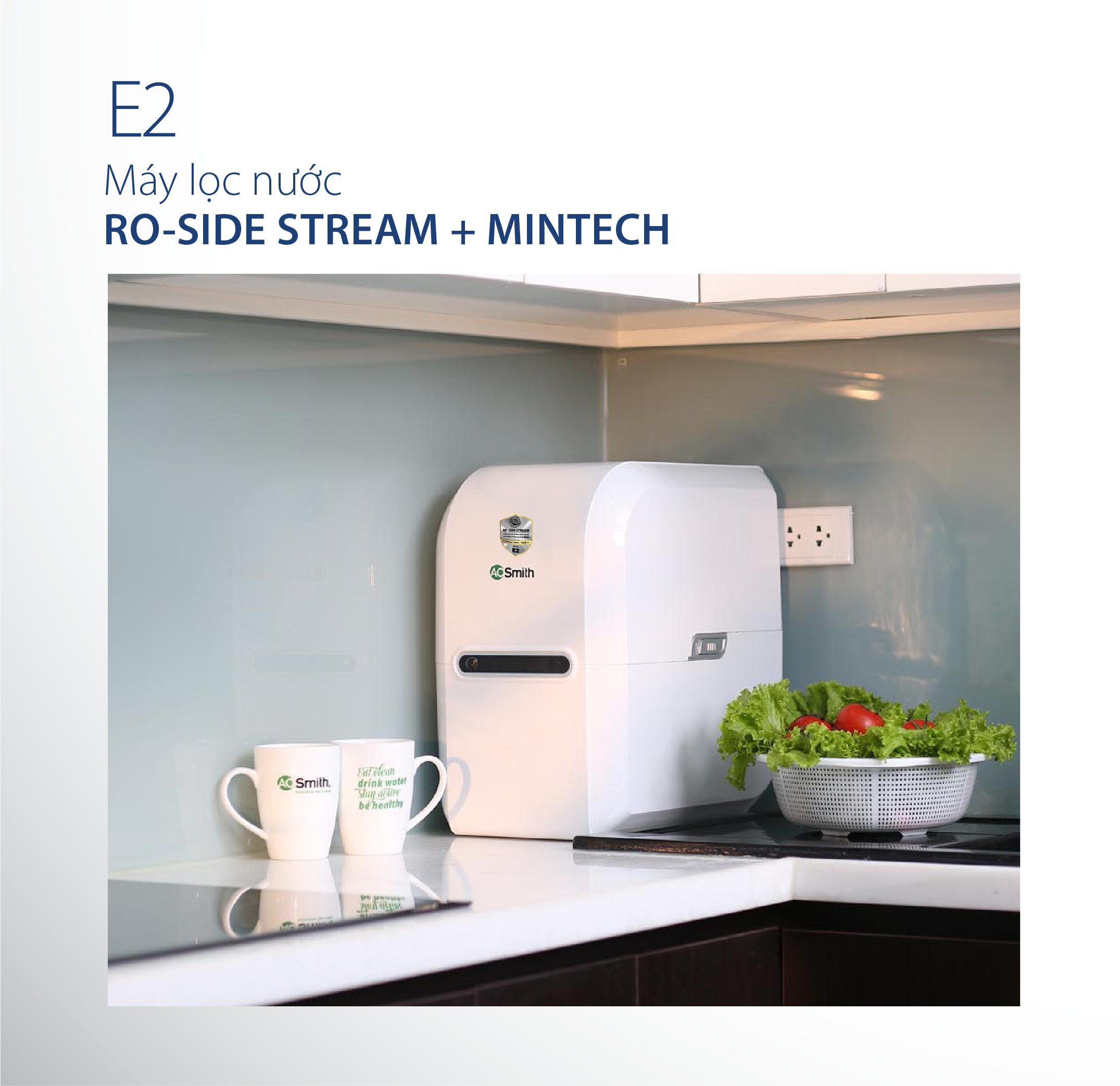 Máy lọc nước A.O.Smith RO-SIDE STREAM E2 11