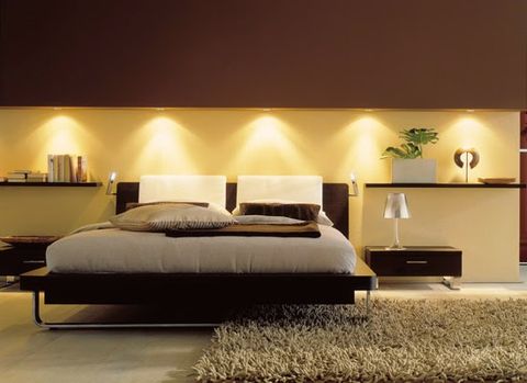 [Hướng Dẫn] Trang trí phân bổ đèn led downlight âm trần cho phòng ngủ hiện đại