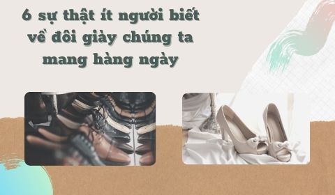 6 sự thật ít người biết về đôi giày của chúng ta