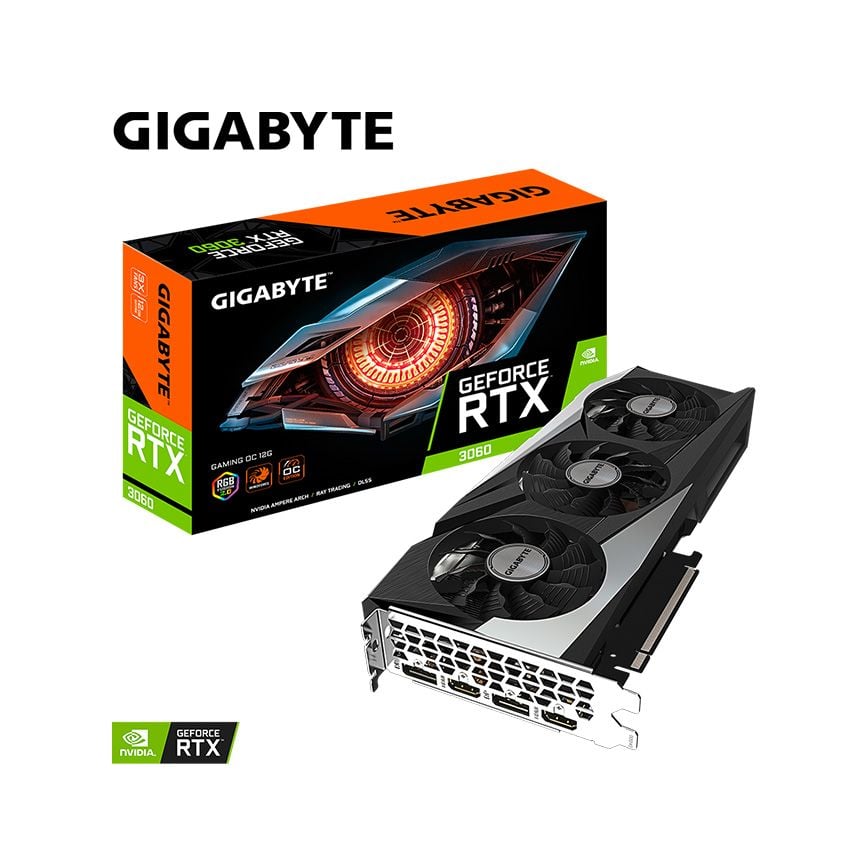 Card màn hình Gigabyte RTX 3060 GAMING OC 12GB