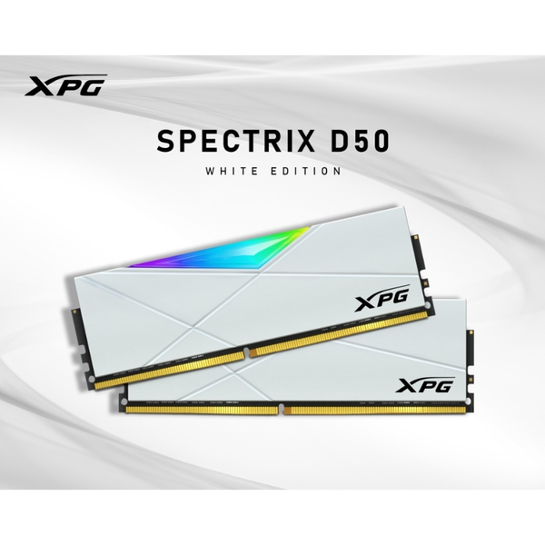 RAM ADATA XPG D50 DDR4 16GB 3200Mhz White RGB