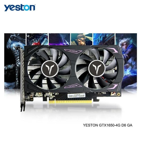 VGA Yeston GeForce GTX 1650 4GB GDDR6