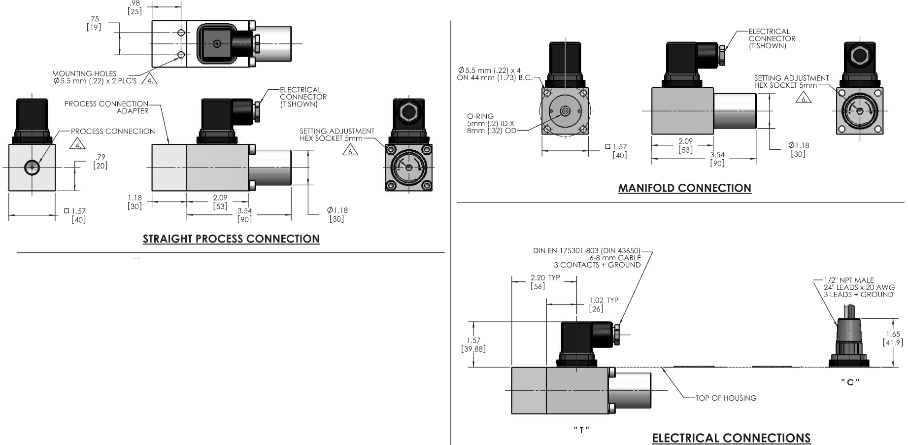 Công Tắc Áp Suất BARKSDALE 8000 Pressure Switch