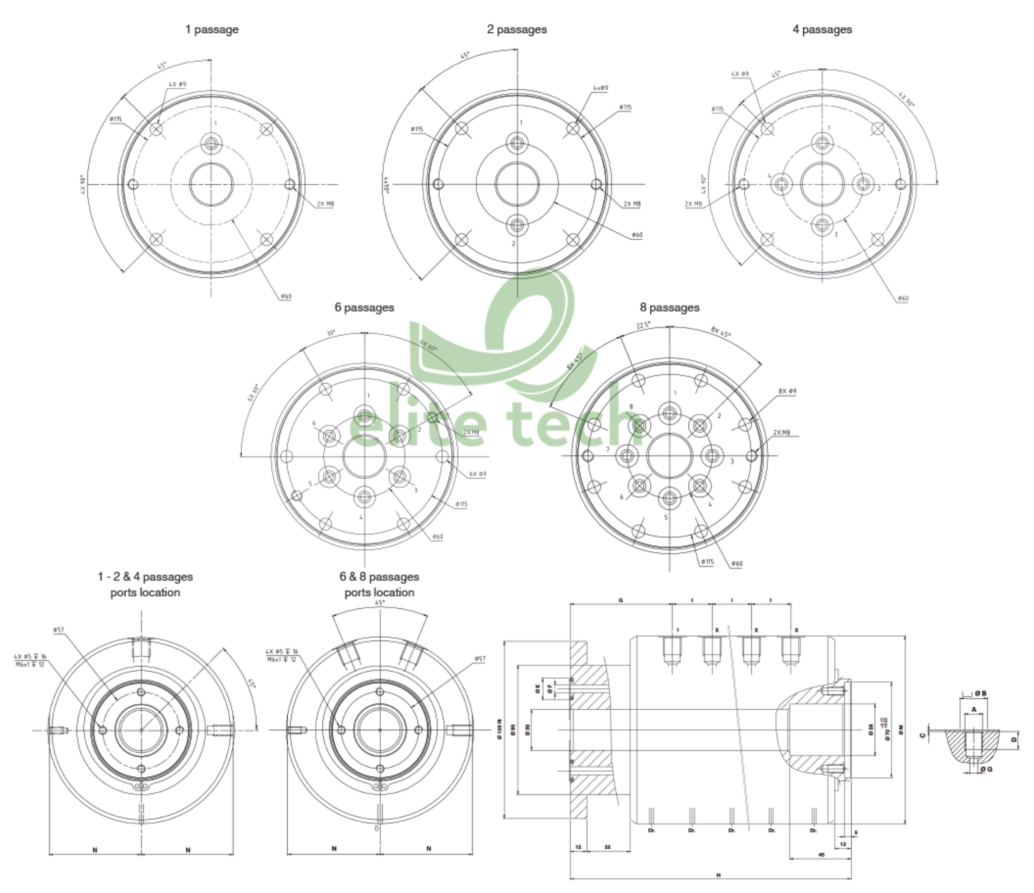 Khớp Nối Xoay DEUBLIN MPSS Rotary Union