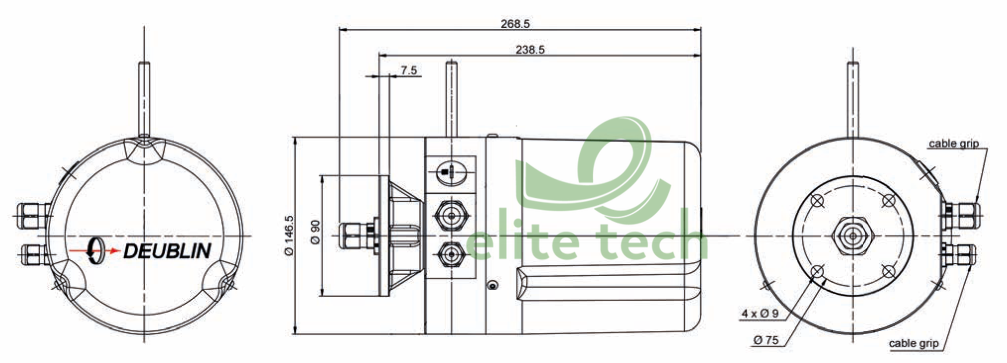 Khớp Nối Xoay DEUBLIN SRD40 Rotary Union