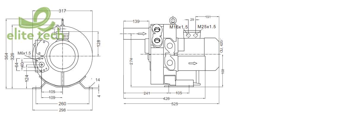 Máy Thổi Khí GOORUI GHBG 1D7 34 2R3