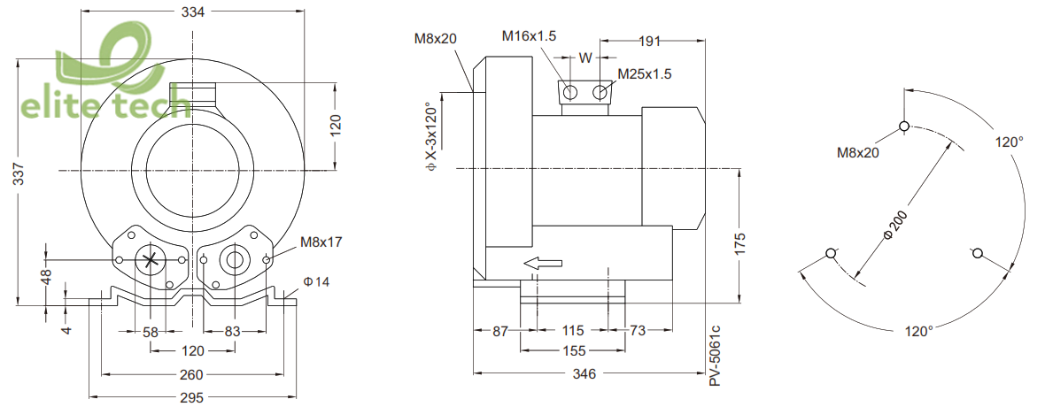 Máy Thổi Khí GOORUI GHBH 002 12 1R5