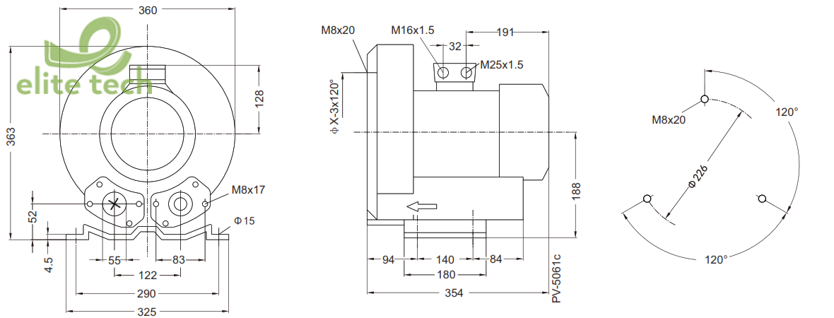 Máy Thổi Khí GOORUI GHBH 004 34 1R6