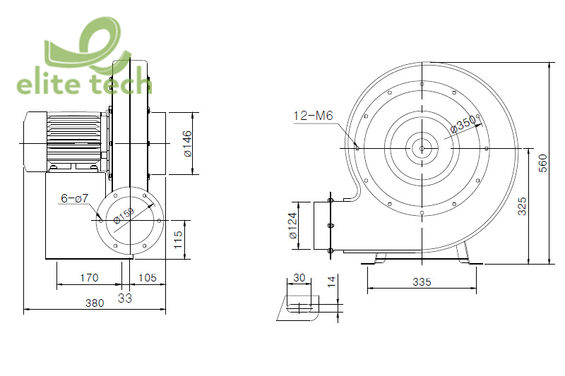 Máy Thổi Khí KIJEONSA ETB-012T