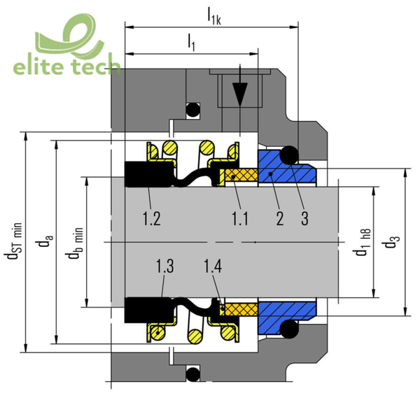 Phốt Cơ Khí EAGLE BURGMANN eMG12