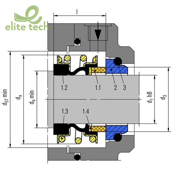 Phốt Cơ Khí EAGLE BURGMANN eMG