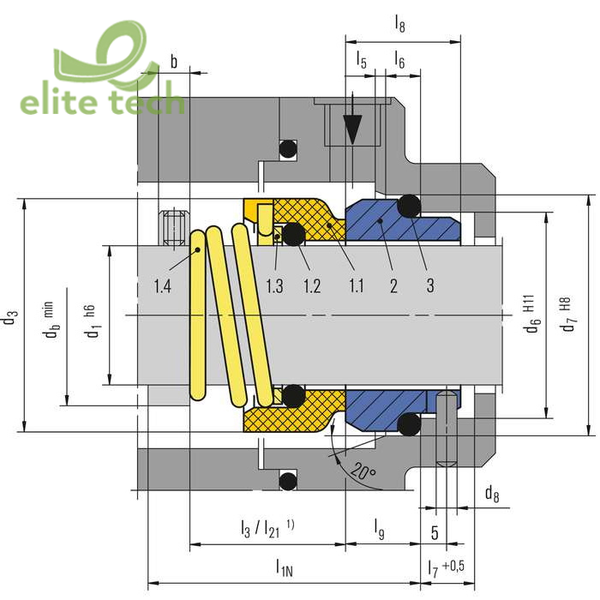 Phốt Cơ Khí EAGLE BURGMANN M2N