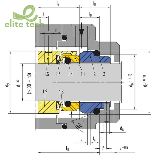 Phốt Cơ Khí EAGLE BURGMANN M7N