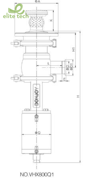 Quả Cầu Xoay DONJOY - Tank Bottom Cleaning Drain Valve