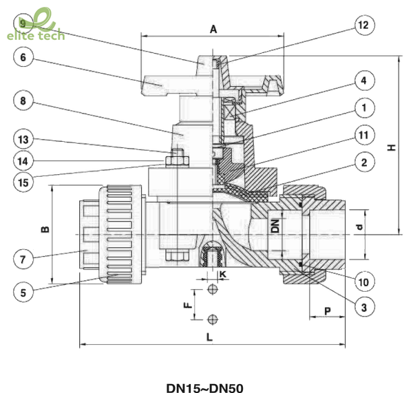 Van Nhựa SHIEYU - Van Màng SHIEYU DF100 DF200