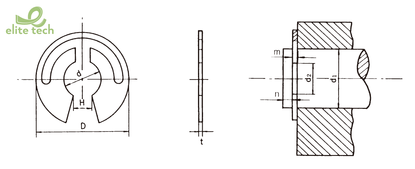 Vòng Hãm TAIYO C Type Retaining Rings Model A