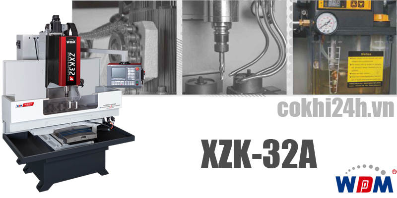 Máy khoan phay CNC ZXK-32A thương hiệu WDDM