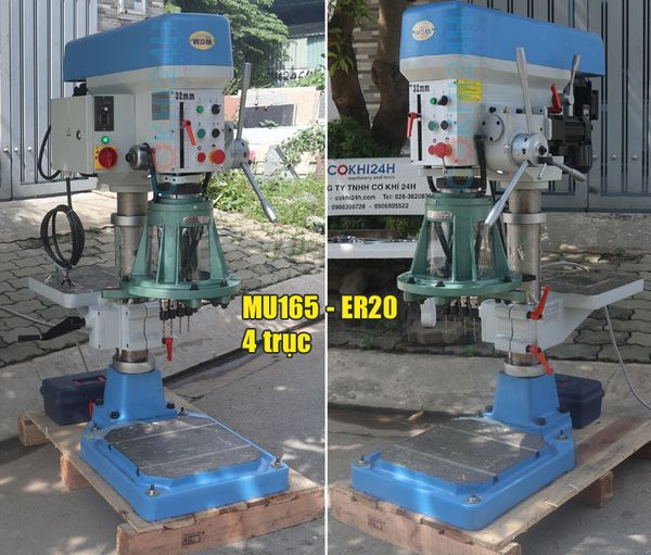 Đầu khoan MU165 lắp máy khoan taro ZB4132G