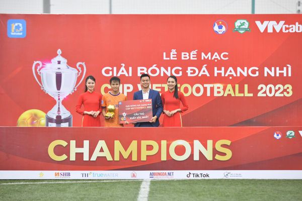 Động Lực đồng hành cùng giải bóng đá hạng Nhì - cúp Vietfootball 2023