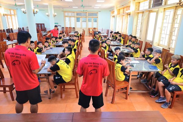 động lực đồng hành cùng trại hè bóng đá cff 2023