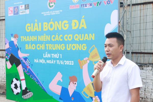 giải bóng đá thanh niên báo chí Khối Trung ương năm 2023