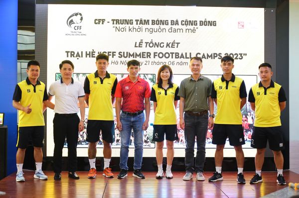 động lực đồng hành cùng trại hè bóng đá cff 2023