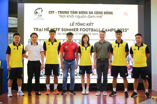 động lực đồng hành cùng trại hè bóng đá cff 2023