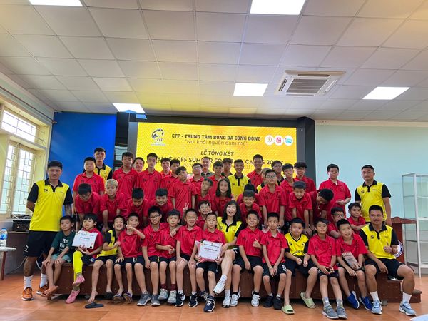 động lực đồng hành cùng trại hè bóng đá cff 2023
