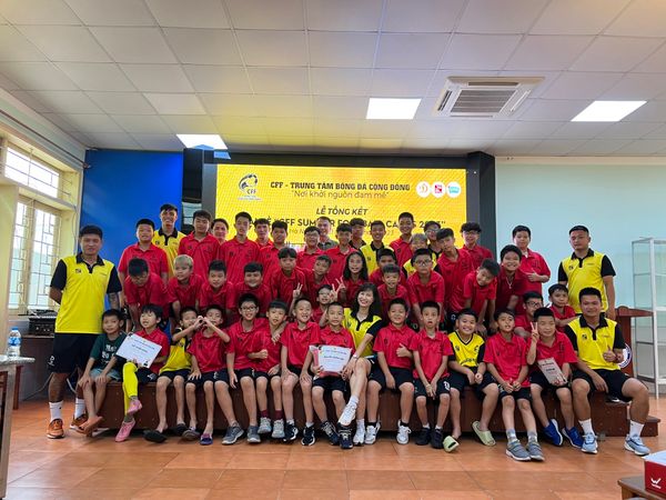 động lực đồng hành cùng trại hè bóng đá cff 2023