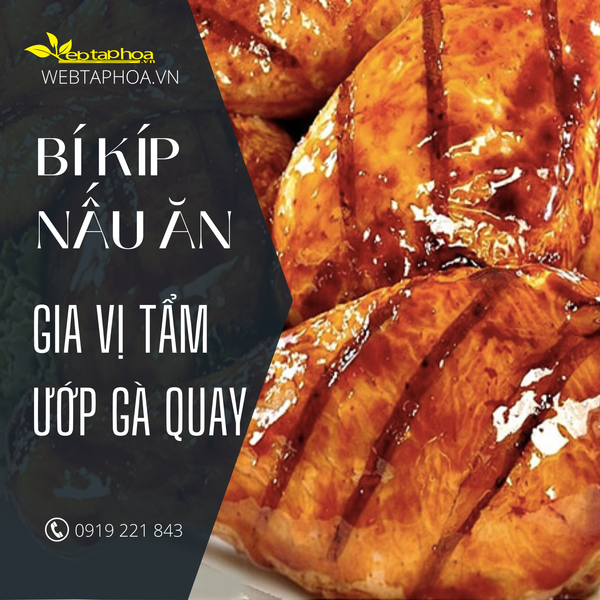 gia vị tẩm ướp gà quay