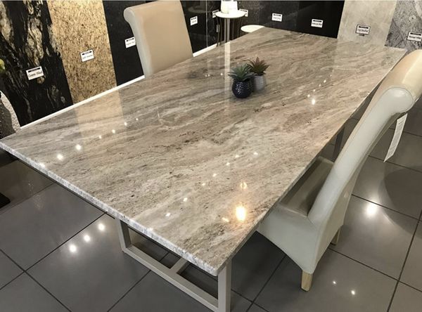 Chất liệu bàn ăn thông minh mặt đá granite