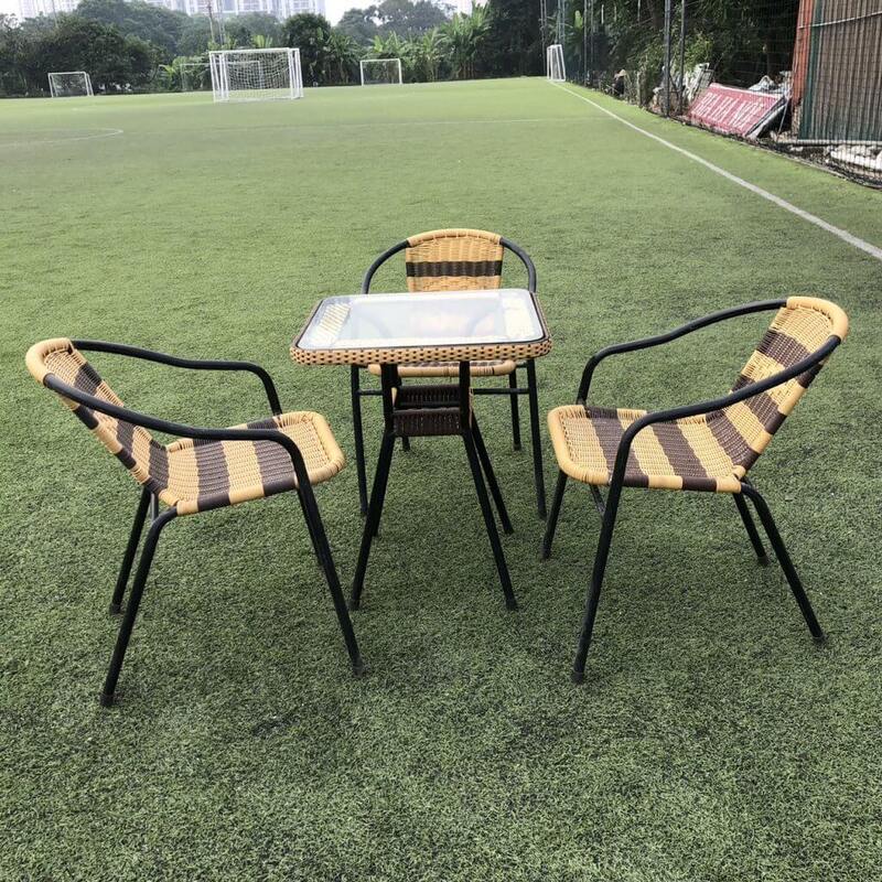 bàn ghế gỗ cafe cóc