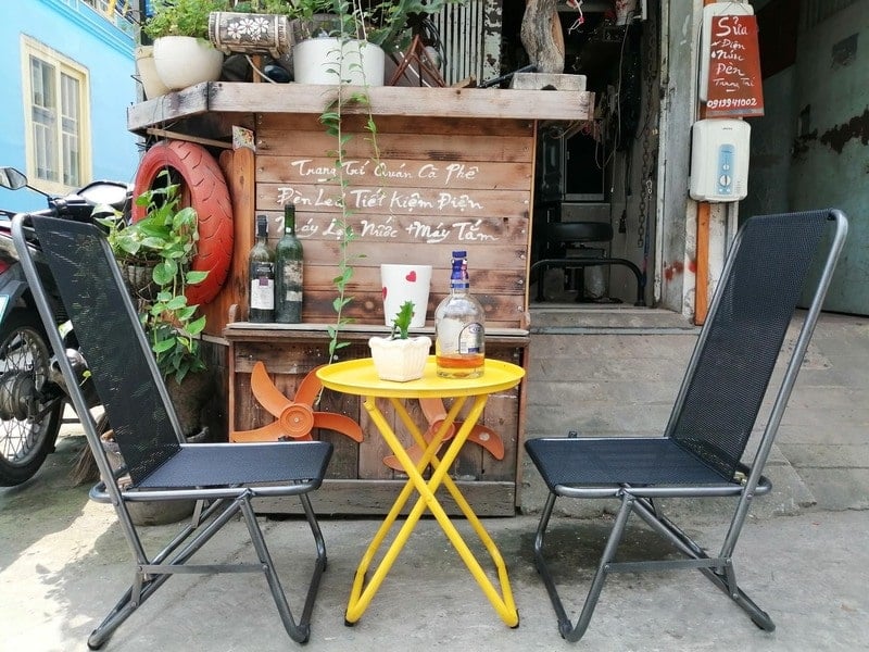 bộ bàn ghế quán cafe