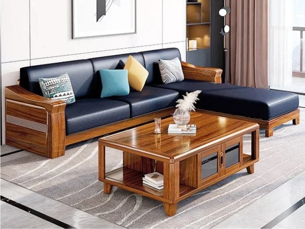 Mách bạn 3+ mẹo phối phụ kiện cho bàn sofa gỗ độc đáo