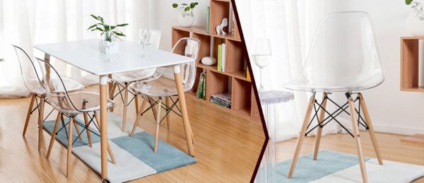 Ghế Eames trong suốt