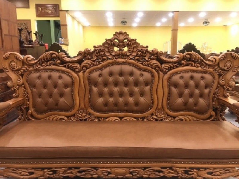 ghế gỗ hoàng gia nguyên khối