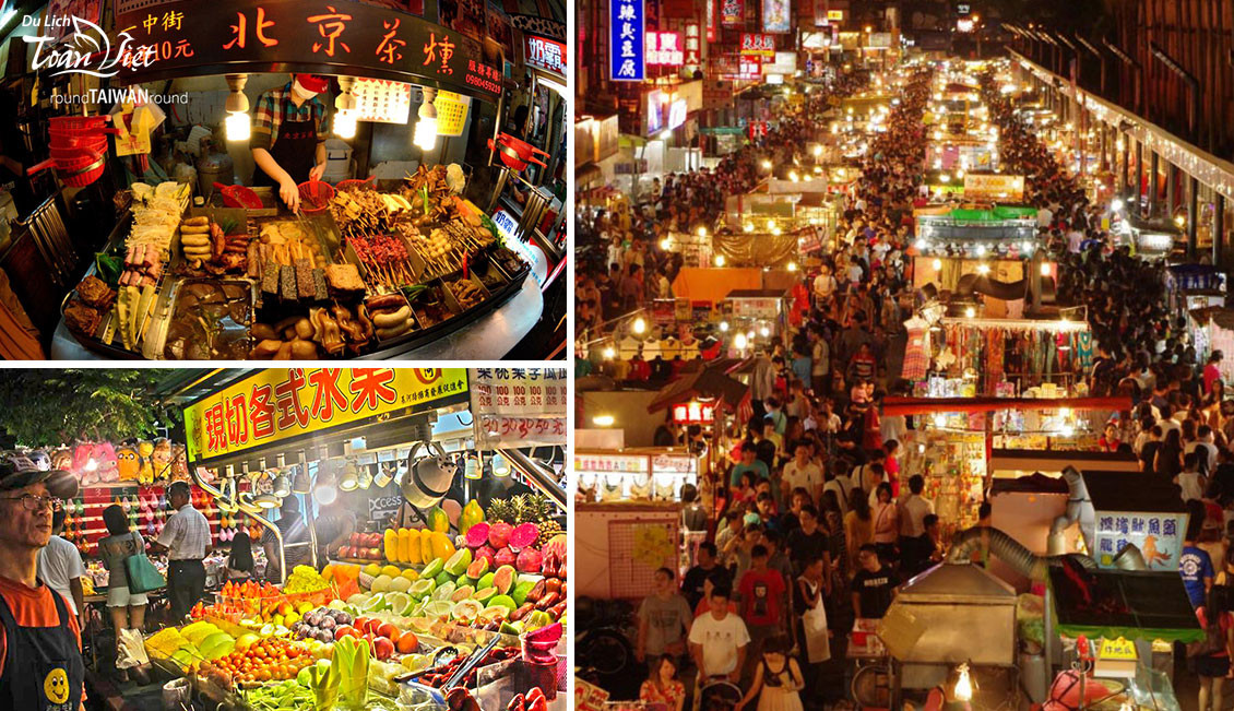 Du lịch Đài Loan dạo chợ đêm Phụng Giáp