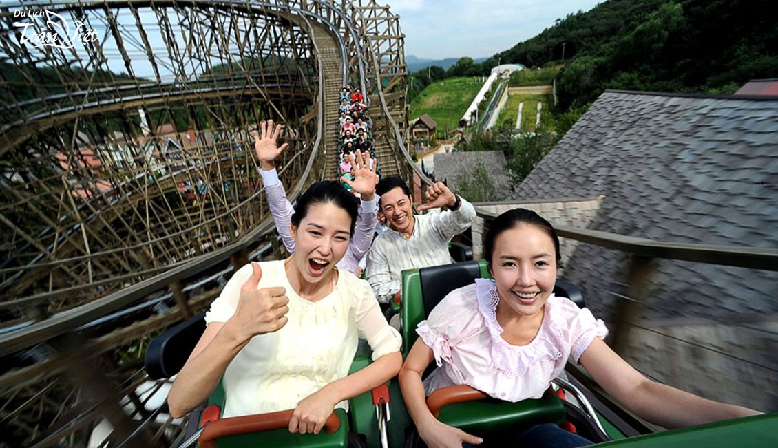 Du lịch Hàn Quốc tham quan công viên giải trí Everland