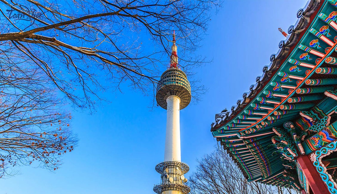 Du lịch Hàn Quốc tham tháp Namsan