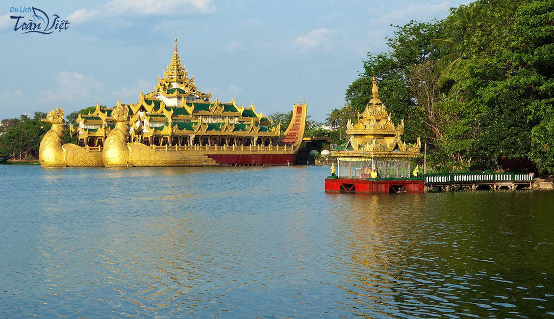 Tour du lịch Myanmar Hồ Kandawgyi