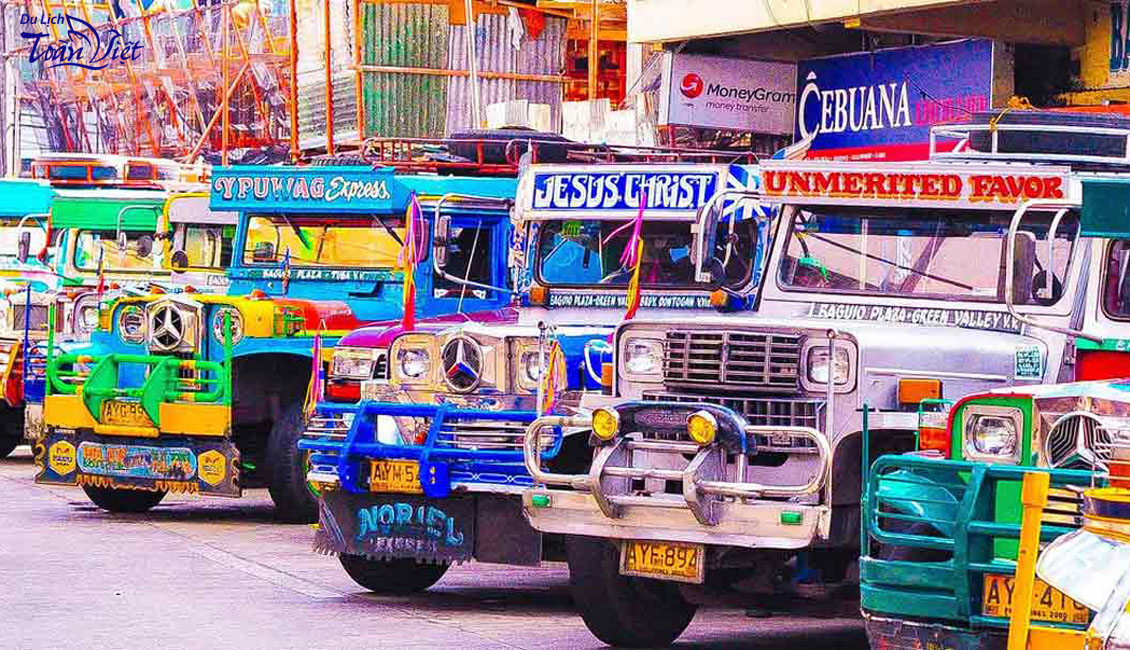 TOUR PHILIPPINES: KHÁM PHÁ VÀNH ĐAI LỬA THÁI BÌNH DƯƠNG_Xe Jeepney 