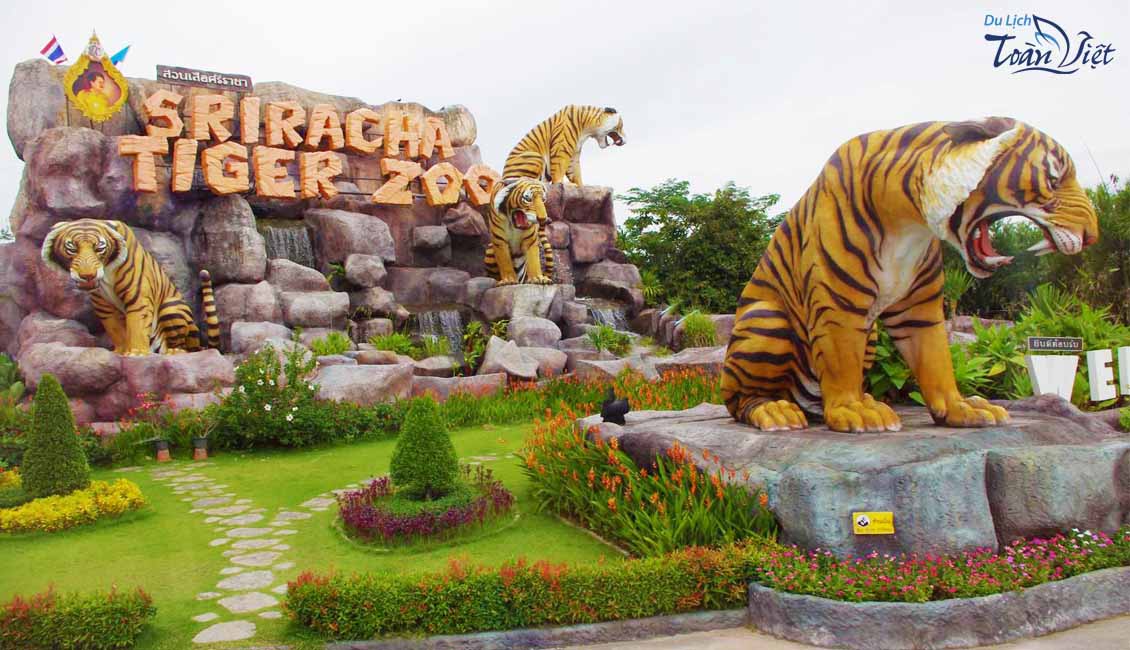 Tour du lịch Thái Lan Sriracha Tiger Zoo