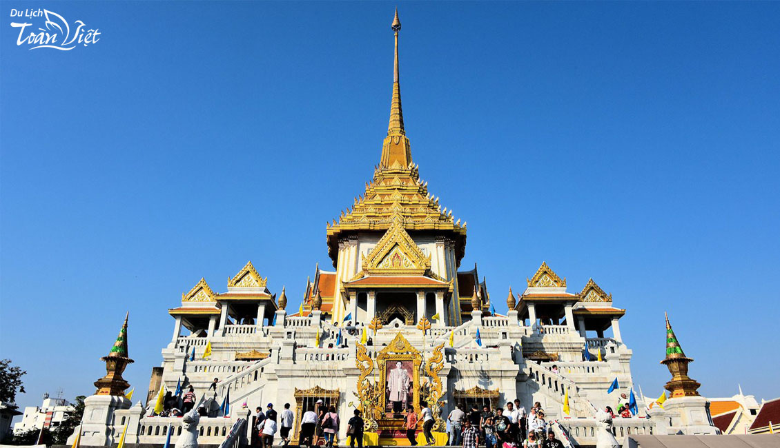 Tour du lịch Thái Lan chùa Phật Vàng Wat Trimit
