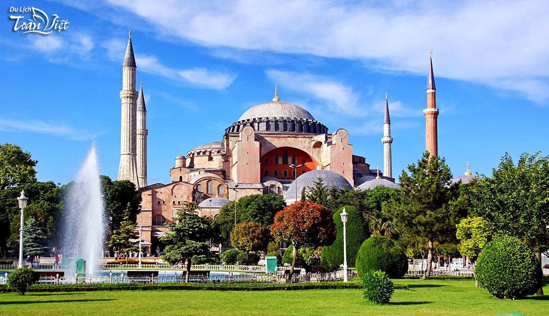 Tour du lịch Thổ Nhĩ Kỳ thánh đường Hagia Sophia