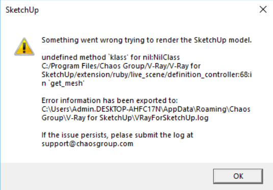 failed to checkout vray gui license