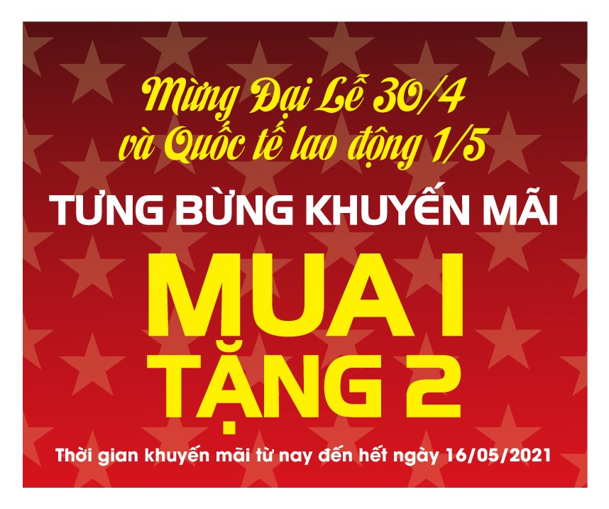 Chương trình khuyến mãi đặc biệt của Mollis mừng ngày Đại lễ 30/04 và Quốc tế Lao Động 1/5.