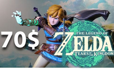 The Legend of Zelda: Tears of the Kingdom là tựa game Switch đầu tiên giá 70 USD