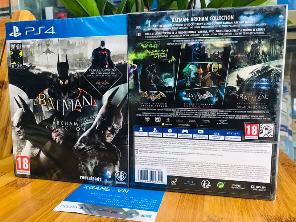 Batman Arkham Collection Steelbook Edition - EU – xGAMESHOP-Retail Store  Games