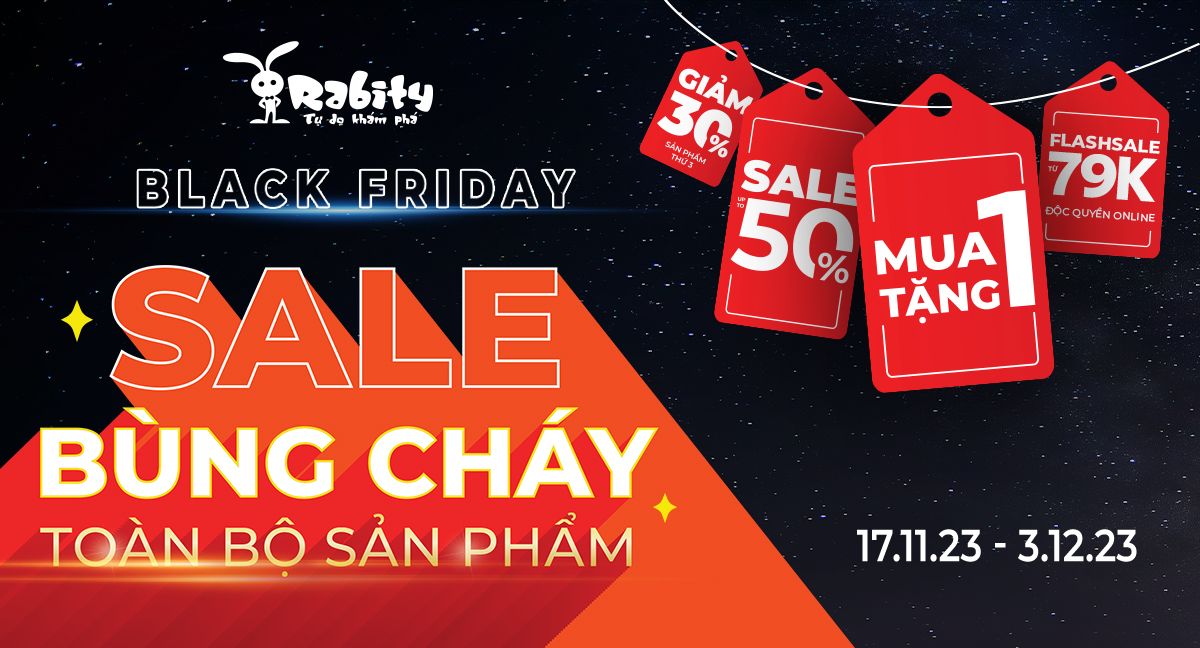 BLACK FRIDAY - SALE BÙNG CHÁY TOÀN BỘ: MUA 1 TẶNG 1 HÀNG NGÀN SẢN PHẨM