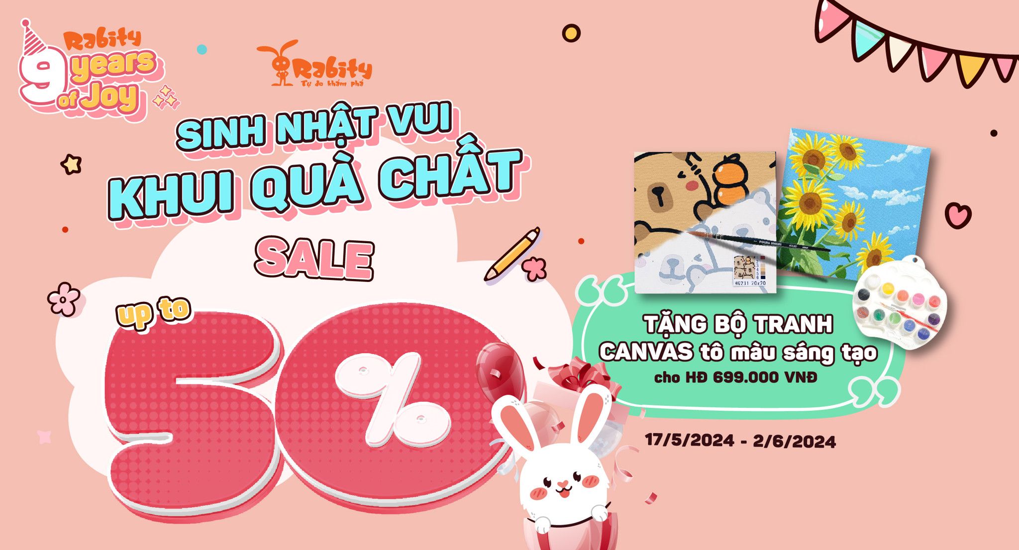 SINH NHẬT VUI - KHUI QUÀ CHẤT, MỪNG THỎ LÊN 9!